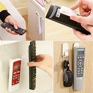 Saver 2 x Home Self Adnesive Portable TV Remote Control Key Air Conditioner Holder Storage Box Door Wall Sticky...