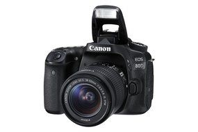 Canon EOS 80D Digital SLR Kit with EF-S 18-135mm f/3.5-5.6 IS USM and 55-250mm Lenses, 32GB Memory Card, Extra... N9