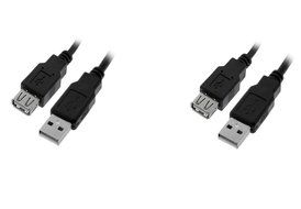 C&amp;E 10 Pack USB 2.0 Extension Cable 15 Feet CNE460272 N6