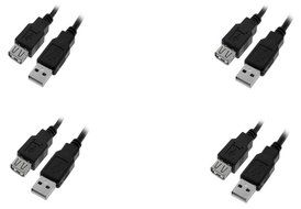 C&amp;E 10 Pack USB 2.0 Extension Cable 15 Feet CNE460272 N7
