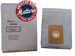 6 Genuine Riccar / Smplicity Type F Ecopure Vacuum Bags