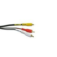 3 Rca Gold Audio Video Composite Cable (30ft) N5