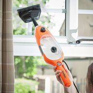 VonHaus 10 in 1 Upright and Handheld Steam Mop Cleaner with 2 Microfiber Pads and Multiple Attachments