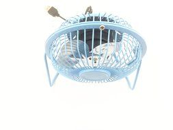 ST park USB Table Desk Personal Fan ,Metal Design, Quiet Operation, Rotate 360 Degrees (black) N3