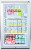 Summit SCR450LHH 4.1 Cu. Ft. Stainless Steel Undercounter Compact Refrigerator N2