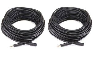 Monoprice 100647 50' 3.5mm Stereo Plug/Plug M/M Cable, Black N22