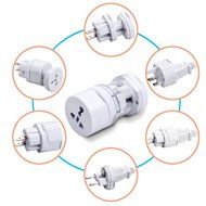 FlePow Portable Power Strip Surge Protector Travel Charger with 2 AC Plugs and 4 USB Charger Ports for iPhone,... N22