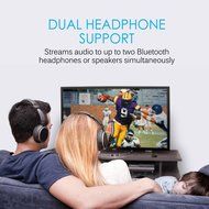 MEE audio Connect Universal Dual Headphone or Dual Speaker Bluetooth Wireless Audio Transmitter for TV N5