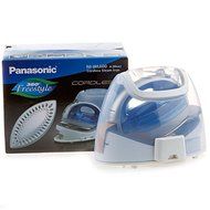 Panasonic 360&ordm; Freestyle Cordless Iron with Carrying Case NI-WL600 BLUE COLOR
