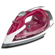 BLACK + DECKER Stainless Steel Sole Plate Steam Iron