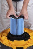 WORKSHOP Wet Dry Vac Filter WS22200F Fine Dust Wet Dry Vacuum Filter (Single Shop Vacuum Cleaner Filter Cartridge...