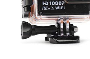 Full HD Sports Camera &#039;Purview&#039; - 1080p, 30FPS, Wi-Fi, Wrist Strap Remote, 170 Degree Lens, IP68 Waterproof N6