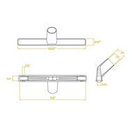 WORKSHOP Wet Dry Vacuum Accessories WS25010A 2-1/2-Inch Wet Nozzle Shop Utility Attachment For Wet Dry Shop Vacuums