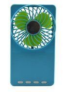 Happy-top&reg; 3 Speeds Portable Mini USB Desktop Fan Rechargeable Emergency Power Bank Ultra-thin Summer Fan Handheld... N2