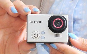 Full HD Sports Camera &quot;GOTOP&quot; - 16MP, 1.5 Inch Screen, 120FPS, 140 Degree Wide Lens, 5 Mounting Accessories N7