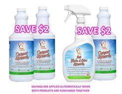Carpet Miracle - Carpet Cleaner and Deodorizer Solution for Hoover, Bissell, Rug Doctor, Kenmore (32FL OZ) N2