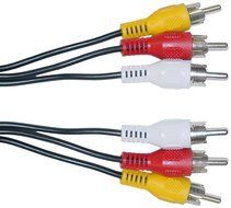 CableWholesale's RCA Audio / Video Cable, 3 RCA Male, 12 foot