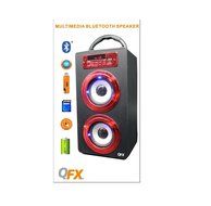QFX BT-140 Rechargeable Speaker w/Bluetooth/FM/USB/SD/AUX In/Remote - BLUE
