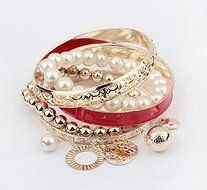 HOT Fashion Women Lots Style Bracelet Gold Rhinestone Bangle Charm Cuff Jewelry N2