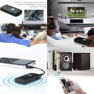 Coobetter Bluetooth V3.0 Receiver/Transmitter-A2DP Mini Wireless Bluetooth 3.5mm Adapter for Home Stereo Music... N7