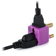 Yubi Power 2 in 1 Universal Travel Adapter with 2 Universal Outlets - Built in Surge Protector - 5 Pack - Black... N8