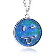 Sensitive Thermo Mood Color Change Chain Pendant Necklace For Women Jewelry Gift N5