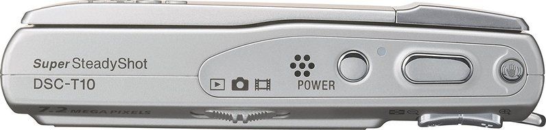 Sony Cybershot DSC-T10 7.2MP Digital Camera with 3x Optical Steady Shot Zoom (Silver) N10