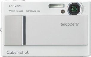 Sony Cybershot DSC-T10 7.2MP Digital Camera with 3x Optical Steady Shot Zoom (Silver) N11