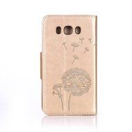 Galaxy J7 2016 Case,Galaxy J7 2016 Cover,ikasus Glitter Diamond Embossing Flowers Lily Butterfly PU Leather Flip... N4