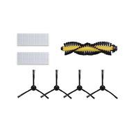 Vacuum Cleaner Replacement Part Kit for ILIFE A4-2 HEPA Filter, 2 pair Side Brushes, and 1 Bristle Brush