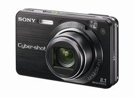 Sony Cybershot DSCW150/B 8.1MP Digital Camera with 5x Optical Zoom with Super Steady Shot (Black) N7