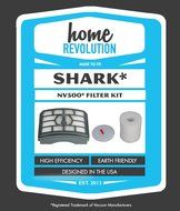 Shark NV500 Rotator Pro Lift-Away Home Revolution Filter Replacement Kit. Compare with Shark Part # XHF500 &amp; XFF500...