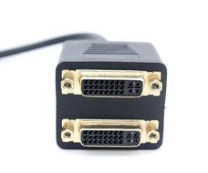 DVI Splitter Cable, DVI-I Male to 2 DVI-I Female Converter Adapter Cable, 24+1 Male to Dual 24+5 Female N2