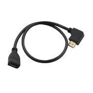 Seadream 20" 50CM 90 Degree HDMI Right-toward Male to HDMI Female Cable Adapter Connector (Right-toward) N4