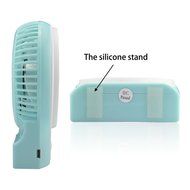 iKKEGOL Mini Portable Wireless Rechargeable Super Strong Wind Desk Fan W/ Rechargeable Battery - 3 Mode Wind Speed... N56