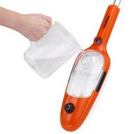 VonHaus 10 in 1 Upright and Handheld Steam Mop Cleaner with 2 Microfiber Pads and Multiple Attachments N3