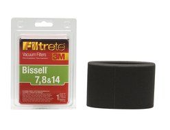 3M Filtrete Bissell 7, 8 &amp; 14 Allergen Vacuum Filter, 1 Pack