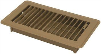 ROCHESTER 503670 Floor Register 14 In. X 4 In. Brown