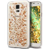 Galaxy S5 Neo Case,Galaxy S5 Case,ikasus Ultra Thin Clear Crystal Bling Shiny Giltter Rhinestone Clear Rubber... N3