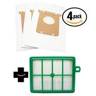 12 Replacement Electrolux EL4042A JetMaxx Vacuum Bags &amp; 1 Filter - Compatible Electrolux S-Bag Vacuum Bag &amp; EL012B...