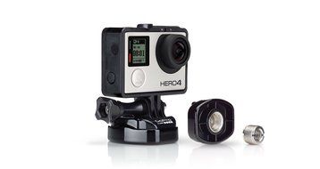 GoPro Hero4 Hero 4 12MP Full HD 4K 30fps 1080p 120fps Built-In Wi-Fi Waterproof Wearable Camera Black Adventure... N91
