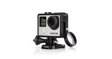 GoPro Hero4 Hero 4 12MP Full HD 4K 30fps 1080p 120fps Built-In Wi-Fi Waterproof Wearable Camera Black Adventure... N96