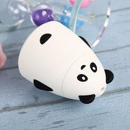 Whitelotous 80ml Portable Mini USB Humidifier Cute Panda Air Humidifier with USB Cable for Office Home (White) N3