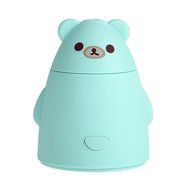 Whitelotous 80ml Portable Mini USB Humidifier Cute Panda Air Humidifier with USB Cable for Office Home (White) N4