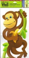 Lil Monkey Climbing Vine Wall Decal Decor by Main Street Wall Creations