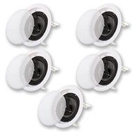 Acoustic Audio CS-IC63 In Ceiling 6.5" Home Theater 5 Speaker Set 3 Way 1500 Watt CS-IC63-5S N2