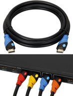 POLOK HDMI Cable 6.5 ft Prime High Speed 1080P, 3D, HDMI 1.4, HD TV, DVD, Notebook, Xbox 360, PS3, Blu-ray, 24K... N10