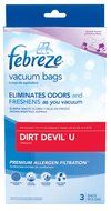 Febreze Dirt Devil U Replacement Vacuum Bag, 3-Pack