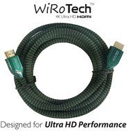 WiRoTech Green HDMI Cable 4K Ultra HD (6 Feet, Green) N111