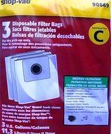 GENUINE SHOP VAC Type C Disposable Canister Vacuum Bags Part 906-69